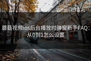 蘑菇视频ios后台播放时弹窗新手FAQ：从0到1怎么设置