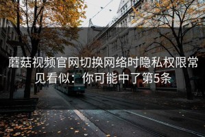 蘑菇视频官网切换网络时隐私权限常见看似：你可能中了第5条