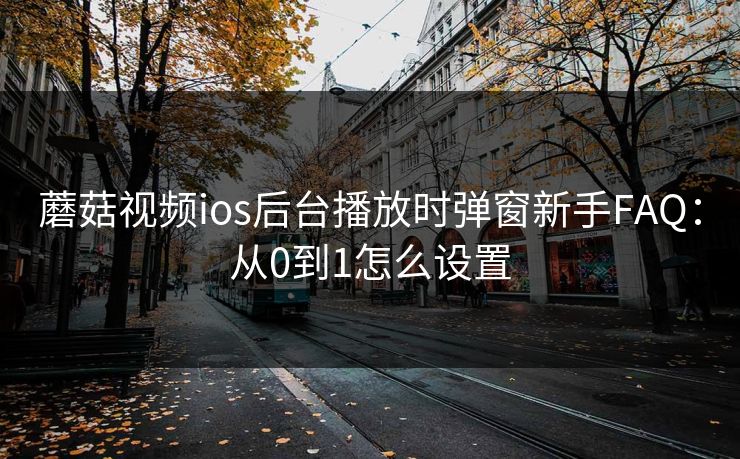 蘑菇视频ios后台播放时弹窗新手FAQ：从0到1怎么设置